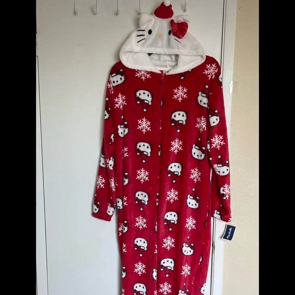 Hello kitty Christmas onesie